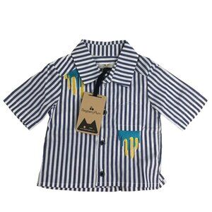 Raspberry Plum Sz 9 to 12 M Simeone Shirt NWT